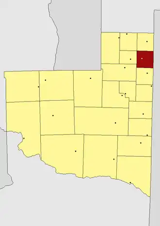 Департамент  Марако на карте