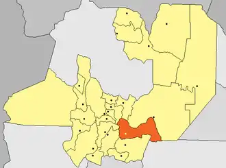 Департамент Метан на карте