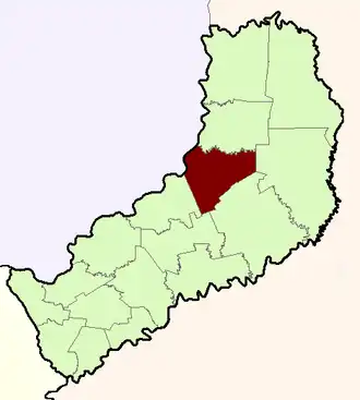 Департамент Монтекарло на карте