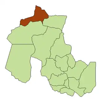 Департамент Санта-Каталина на карте