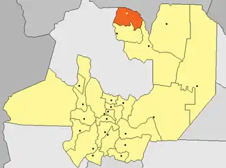 Департамент Санта-Виктория на карте