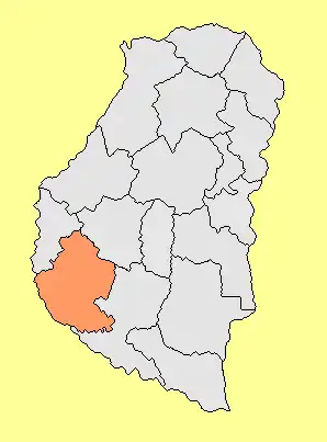 Департамент  Виктория на карте