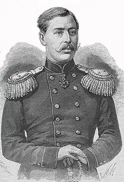 Генерал-майор А. Ф. Депп, 1877 год