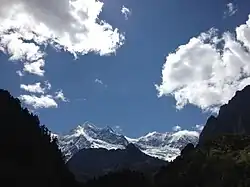 Часть хребта