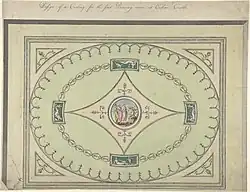 Проект плафона. 1779–1782