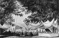 Эскиз декорации к третьему акту оперы «Вольный стрелок» К. М. фон Вебера. 1821. Библиотека искусств Государственных музеев Берлина