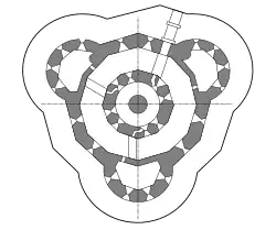 Замок Хёрст«Трилистник» с шестиярусной цитаделью и внешней 12-угольной стеной