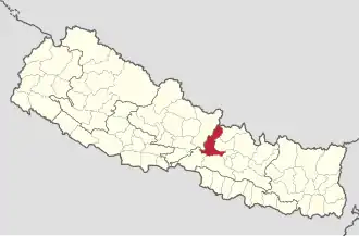 Дхадинг на карте