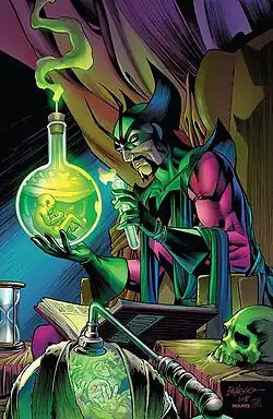 Диабло на варианте обложки Spider-Gwen: Ghost-Spider #3 (июнь, 2005)Художник — Карлос Пачеко.