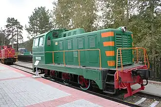 ТГМ1-2925 в Новосибирском музее железнодорожной техники