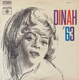 Обложка альбома Дины Вашингтон «Dinah ’63» (1963)