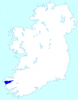 Расположение залива на карте Ирландии