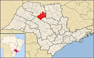 Расположение епархии Катандувы