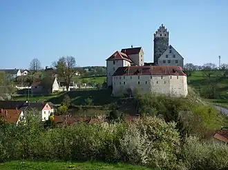 Вид замка с западной стороны