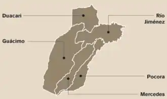 Гуасимо на карте