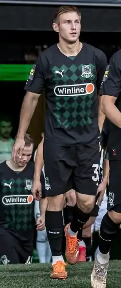 Пивоваров в составе «Краснодара-2» в 2022 г.