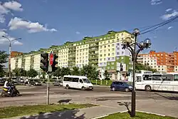 Улица Профессиональная на пересечении с Ново-Рогачёской улицей