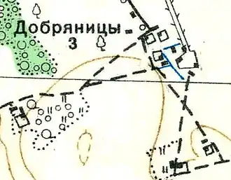 План деревни Добряницы