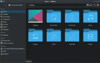 Скриншот программы Dolphin