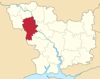 Доманевский район на карте