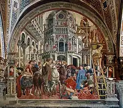 Доменико ди Бартоло. расширение стен больницы. 1442—1443