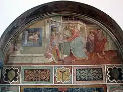 Святой Леонард освобождает узников. 1449–1450. Фреска капеллы Святого Леонарда. Церковь Санта-Мария-а-Перетола, Флоренция