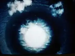 «Белая вспышка» вокруг купола.