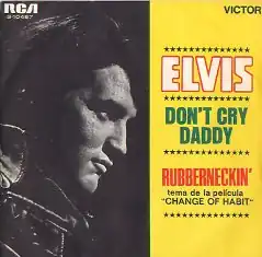 Обложка сингла Элвиса Пресли «Don’t Cry Daddy» (1969)