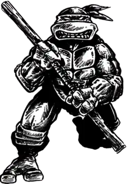 Донателло в комиксах Mirage StudiosХудожники — Кевин Истмен и Питер Лэрд.