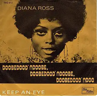 Обложка сингла Дайаны Росс «Doobedood’ndoobe, Doobedood’ndoobe, Doobedood’ndoo» (1972)
