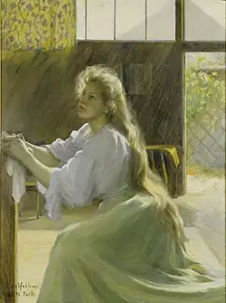 «Вдохновение», 1895 (автопортрет)