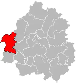 Монпон-Менестероль на карте