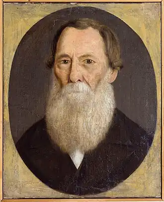 Автопортрет. Начало 1880-х (?).  Холст, масло, дерево. 53,5 х 43,5 см