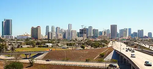 Центр города виден с севера, 2009 год