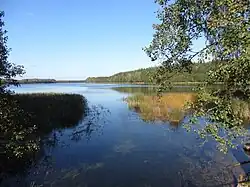 Вид на Шакарвай из села Друтунай[лит.]