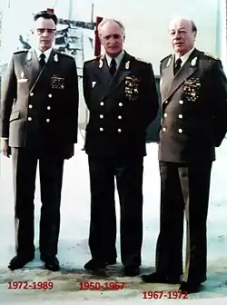 Генерал-полковник Шайбе (справа)