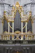 Орган работы Иоганна Готфрида Зильбермана. 1750—1753