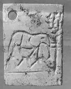 Обозначение имени фараона Слона по Г. Дрейеру. Бирка из гробницы U-j, Умм эль-Кааб, Абидос