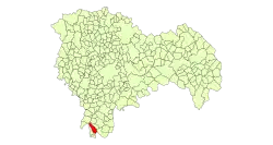 Расположение муниципалитета на карте провинции