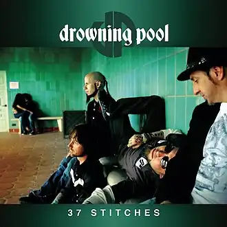 Обложка сингла группы Drowning Pool «37 Stitches» (2008)