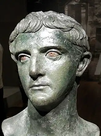 Бюст Друза Старшего в Национальном археологическом музее Неаполя