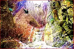 «Сухие водопады» Чаганского скэбленда, бассейн р. Чаган-Узун, Юго-Восточный Алтай