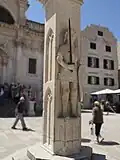 Колонна Роланда в Дубровнике, 14 век