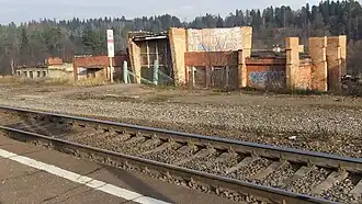 Станционное здание в 2013 году