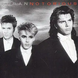 Обложка альбома Duran Duran «Notorious» (1986)