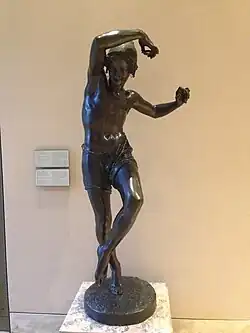 Неаполитанский рыбак, танцующий тарантеллу. 1833. Бронза. Лувр