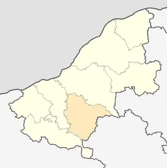 Община Две-Могили на карте