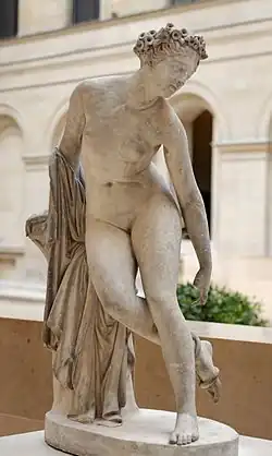 Умирающая Эвридика. 1822. Мрамор. Лувр, Париж