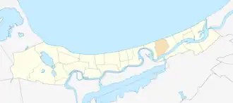 Дзинтари на карте Юрмалы