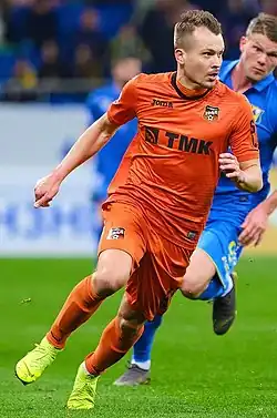 Поляков в составе «Урала» в 2019 году